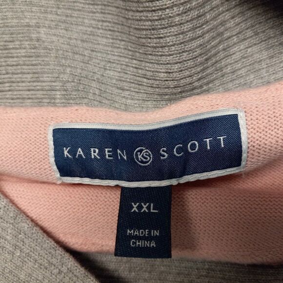 NWT Karen Scott Jersey Cardigan - Picture 3 of 6